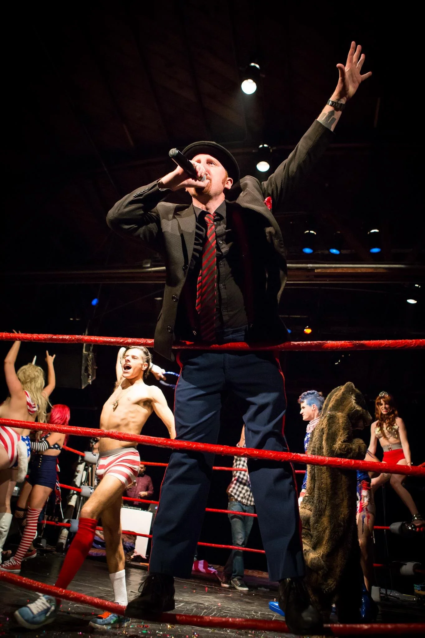DeWolf in Wrestling Ring.jpg