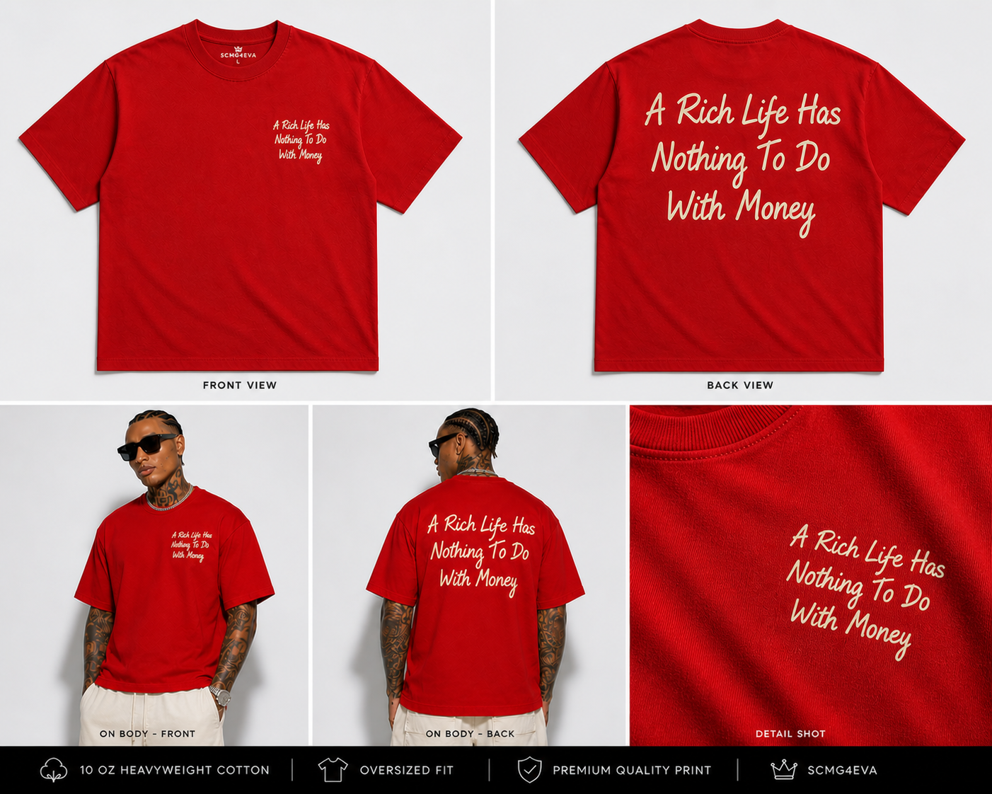 RICH LIFE  Heavyweight Tee