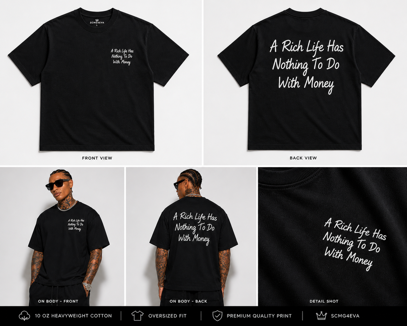RICH LIFE  Heavyweight Tee