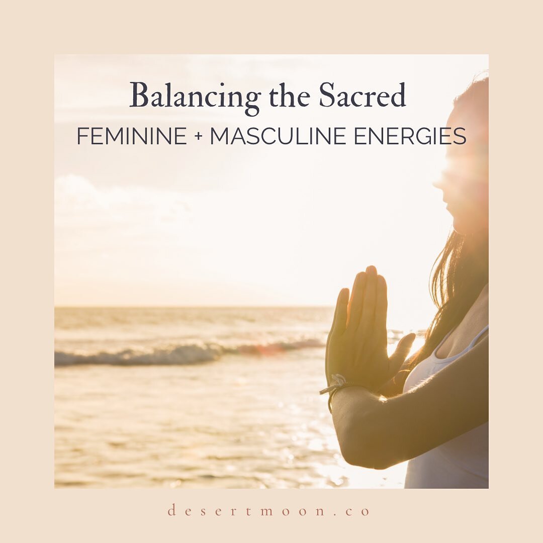 Friend, how balanced do you feel?

We all have both feminine and masculine energies within us which contribute to inner and outer balance. 

Both the unbalanced masculine and feminine can be equally destructive, in different ways. 

As we recover fro