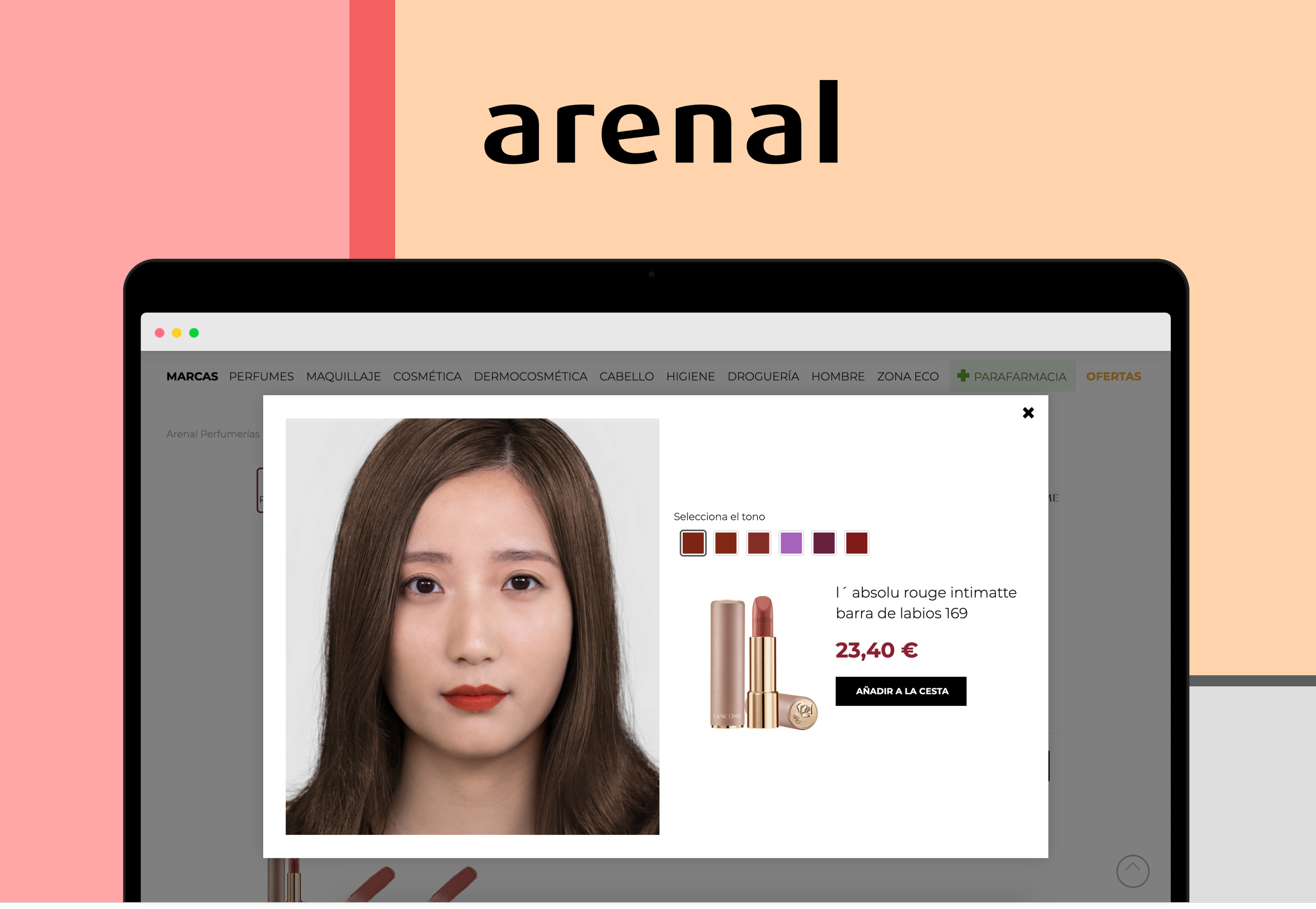 Arenal Launches ModiFace Powered Virtual Try-On
