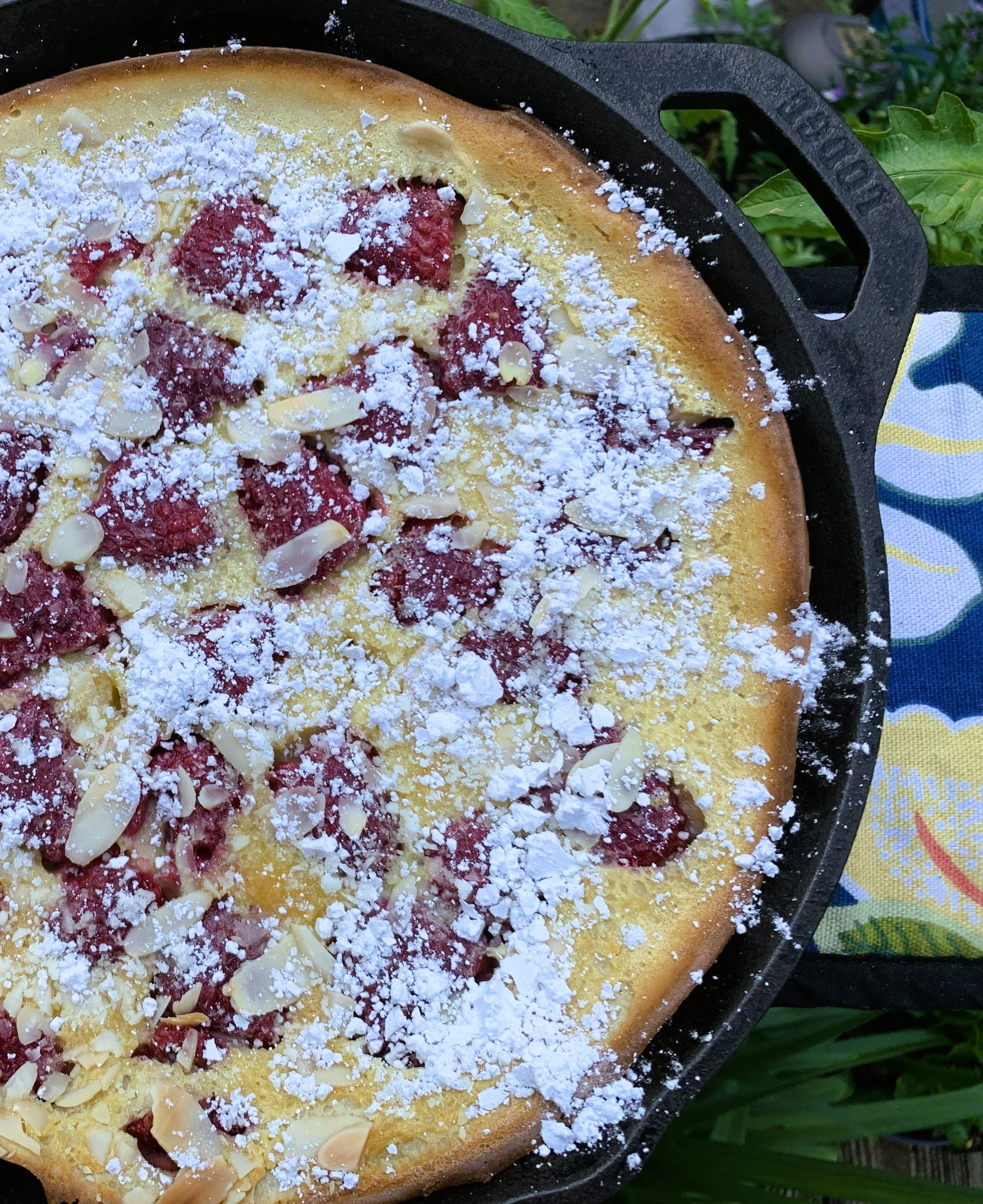 Dutch Oven French Clafoutis Dessert