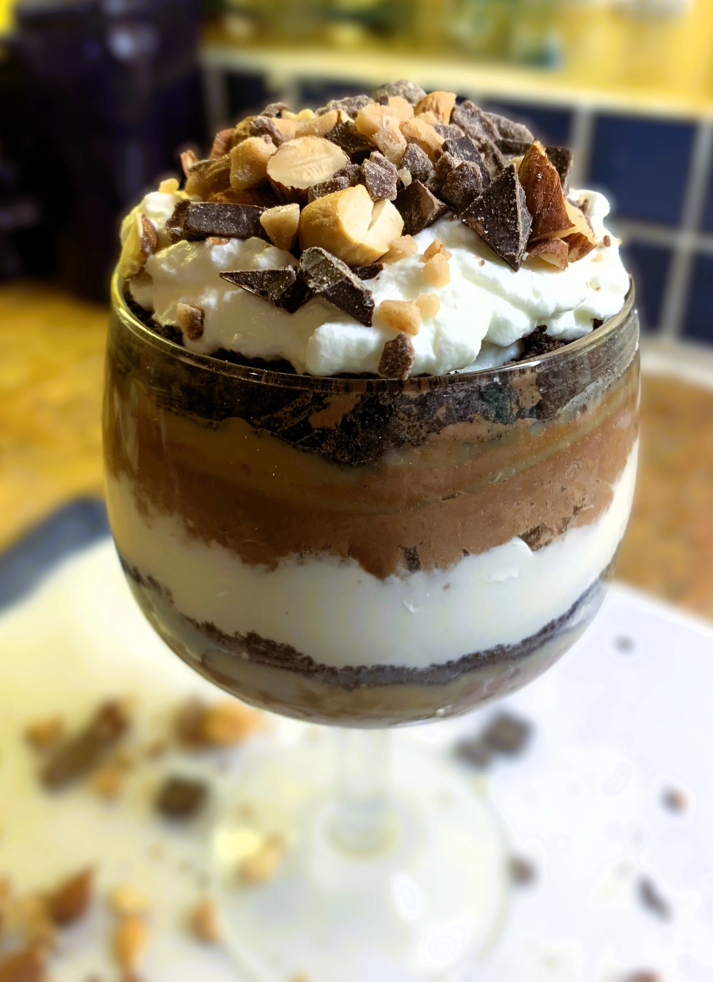 Chocolate Parfaits with Salted Caramel