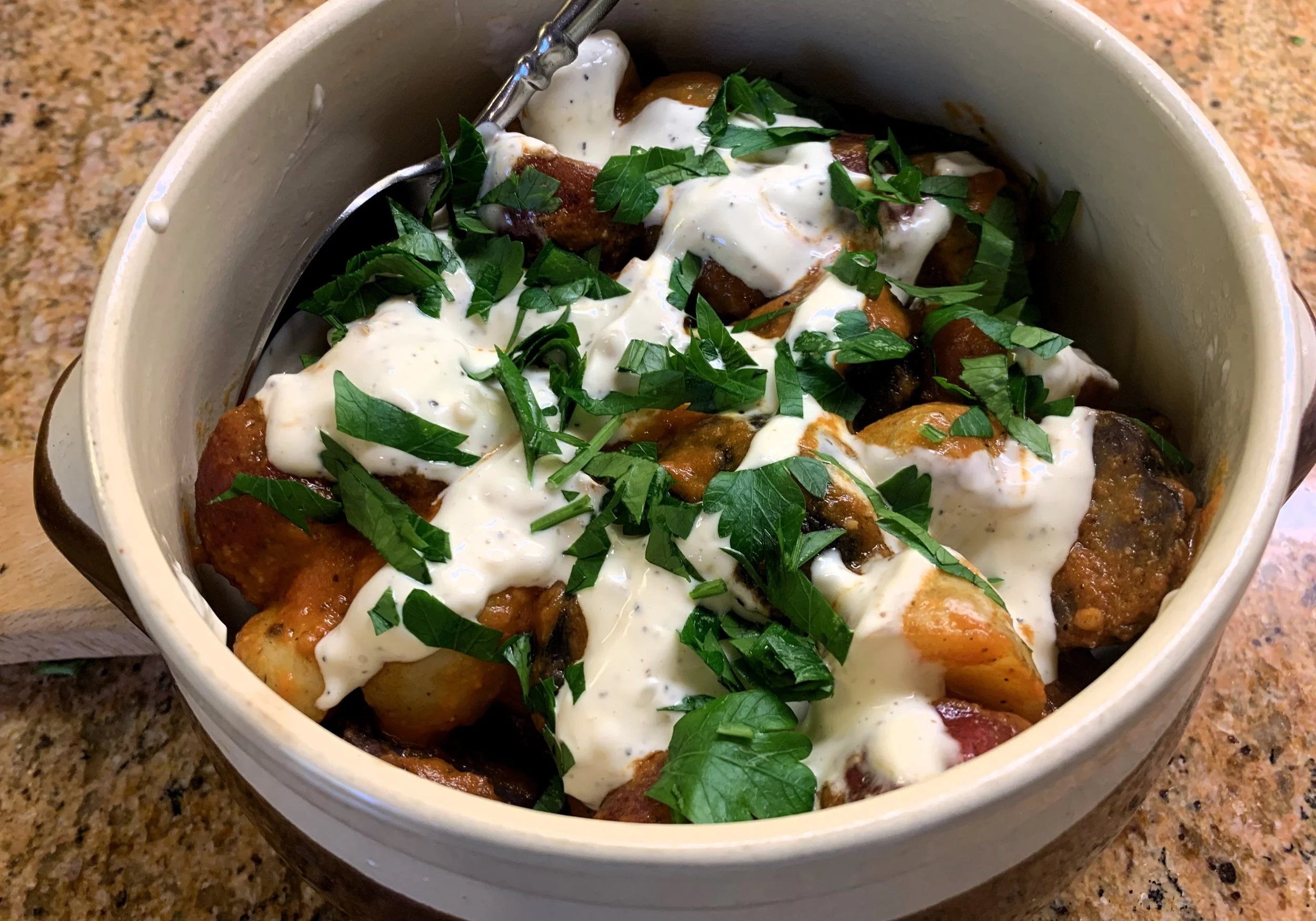 Spanish  Potatoes Bravas