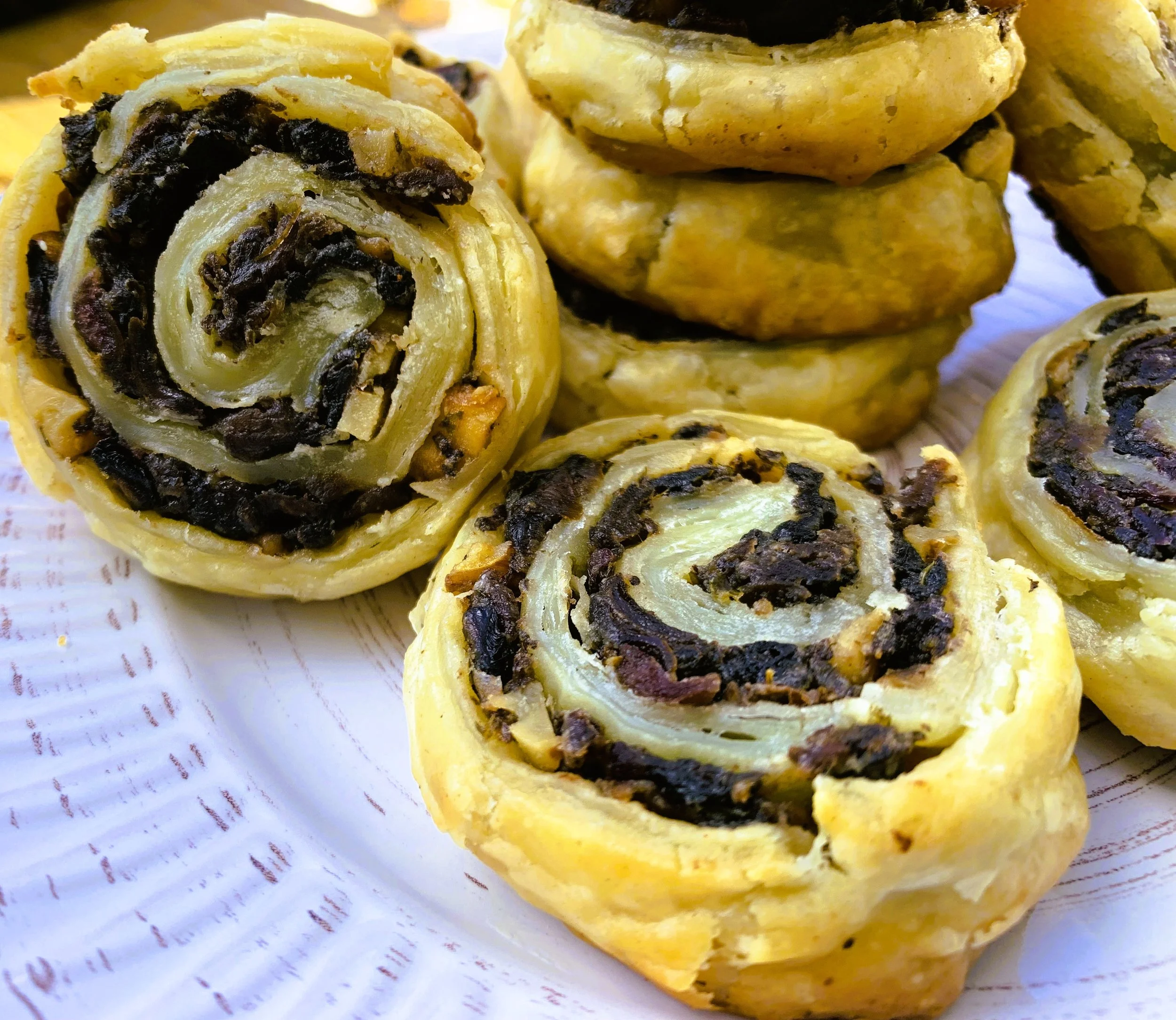 Mushroom  &amp; Pastry Twirls