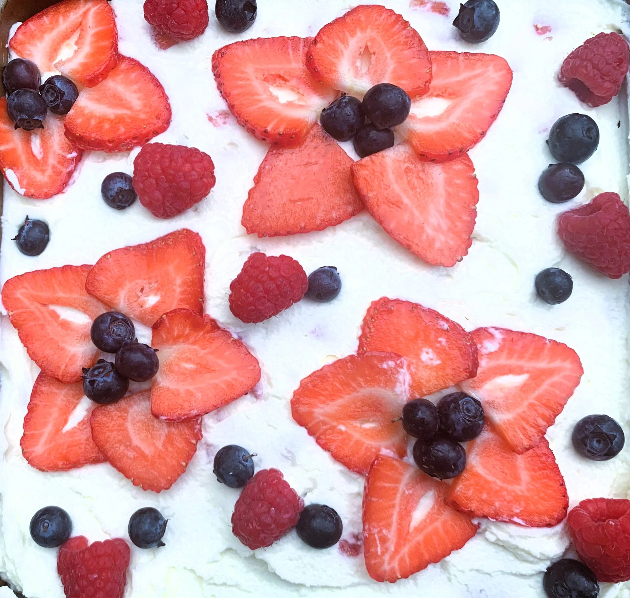 Red,  White, and Blue Tiramisu