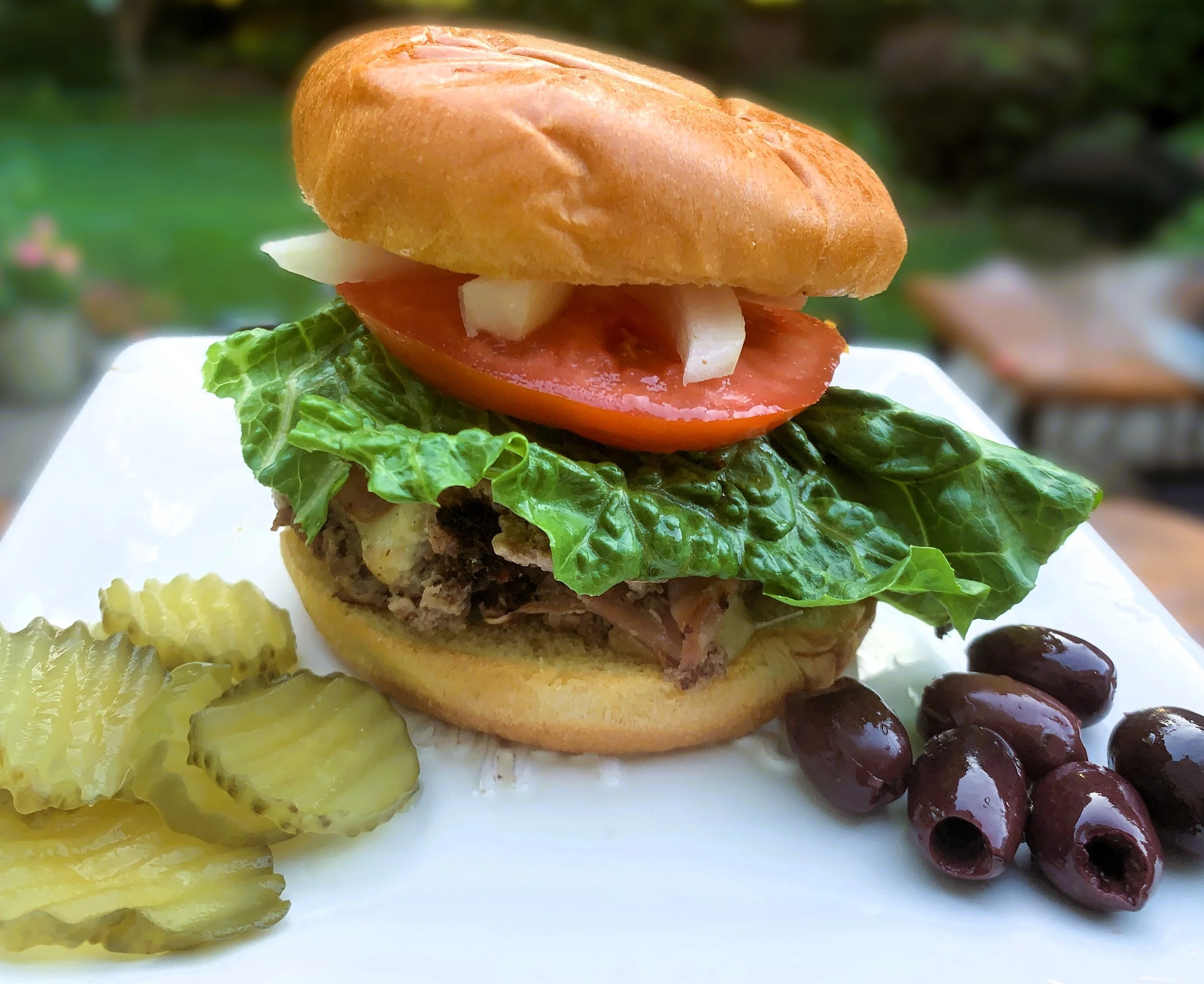 Grilled  Stuffed Burger  Bar