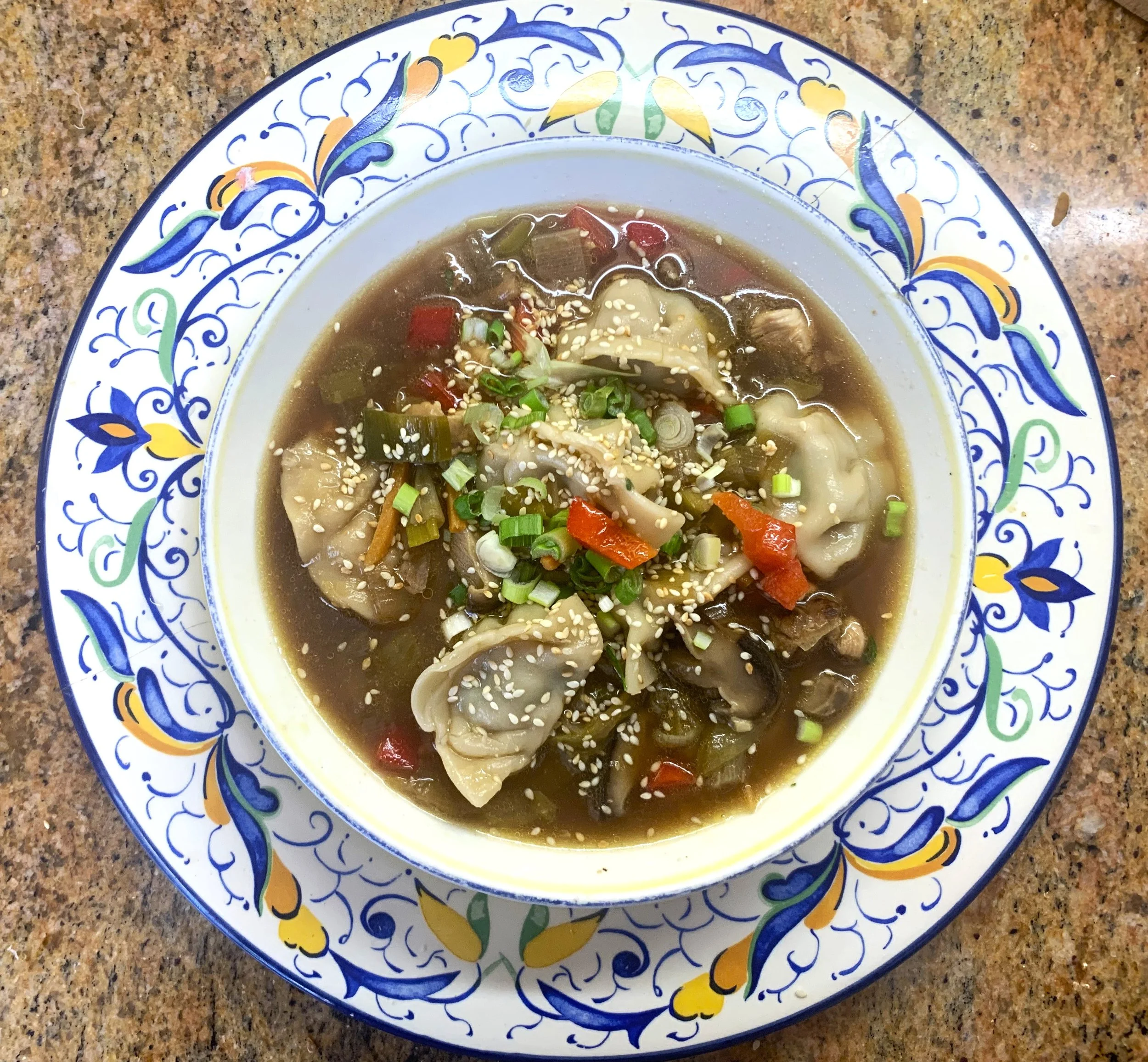 Potsticker  Chicken Soup