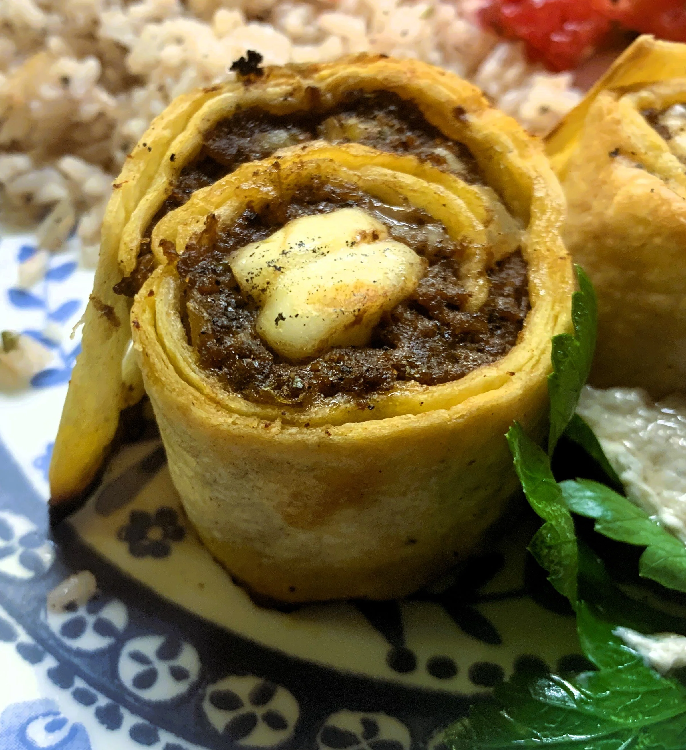 Middle Eastern Fetayeh Pinwheels