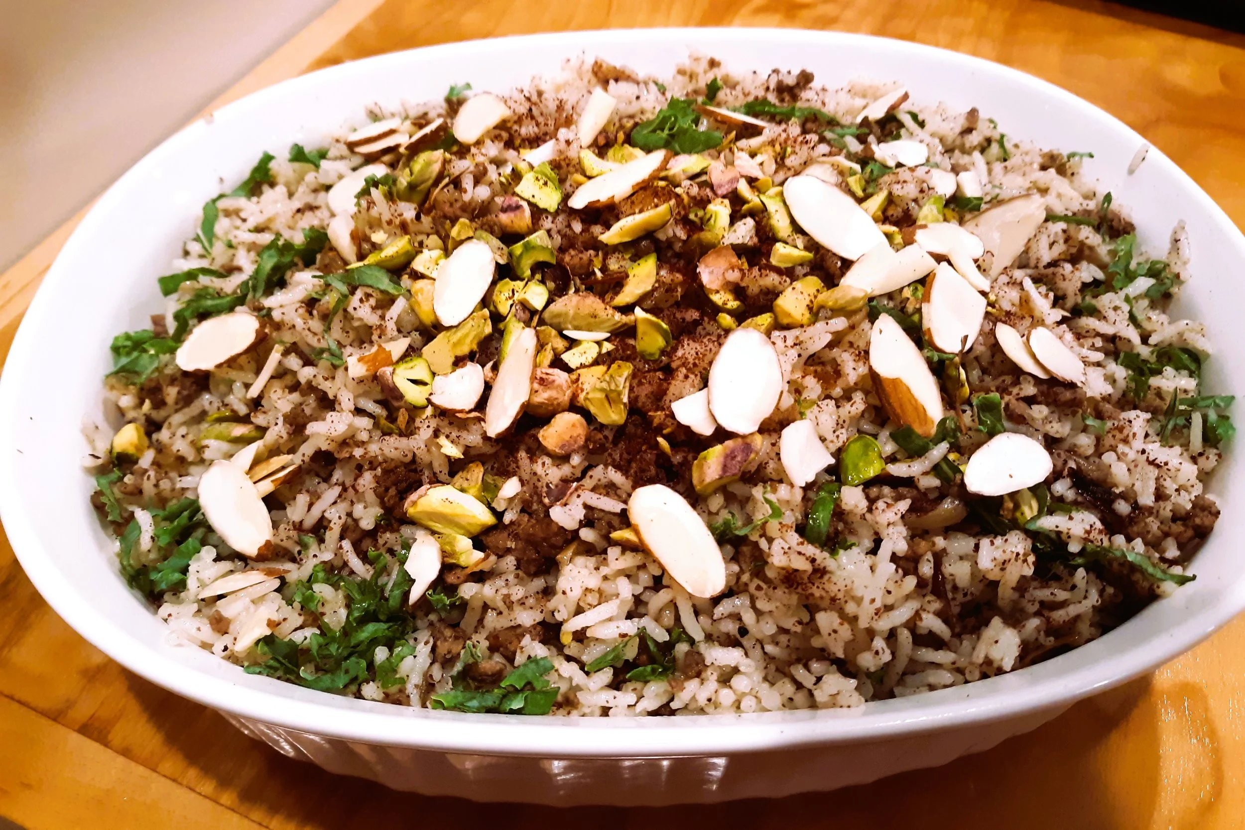 Hashwi - Jordanian Rice and Meat