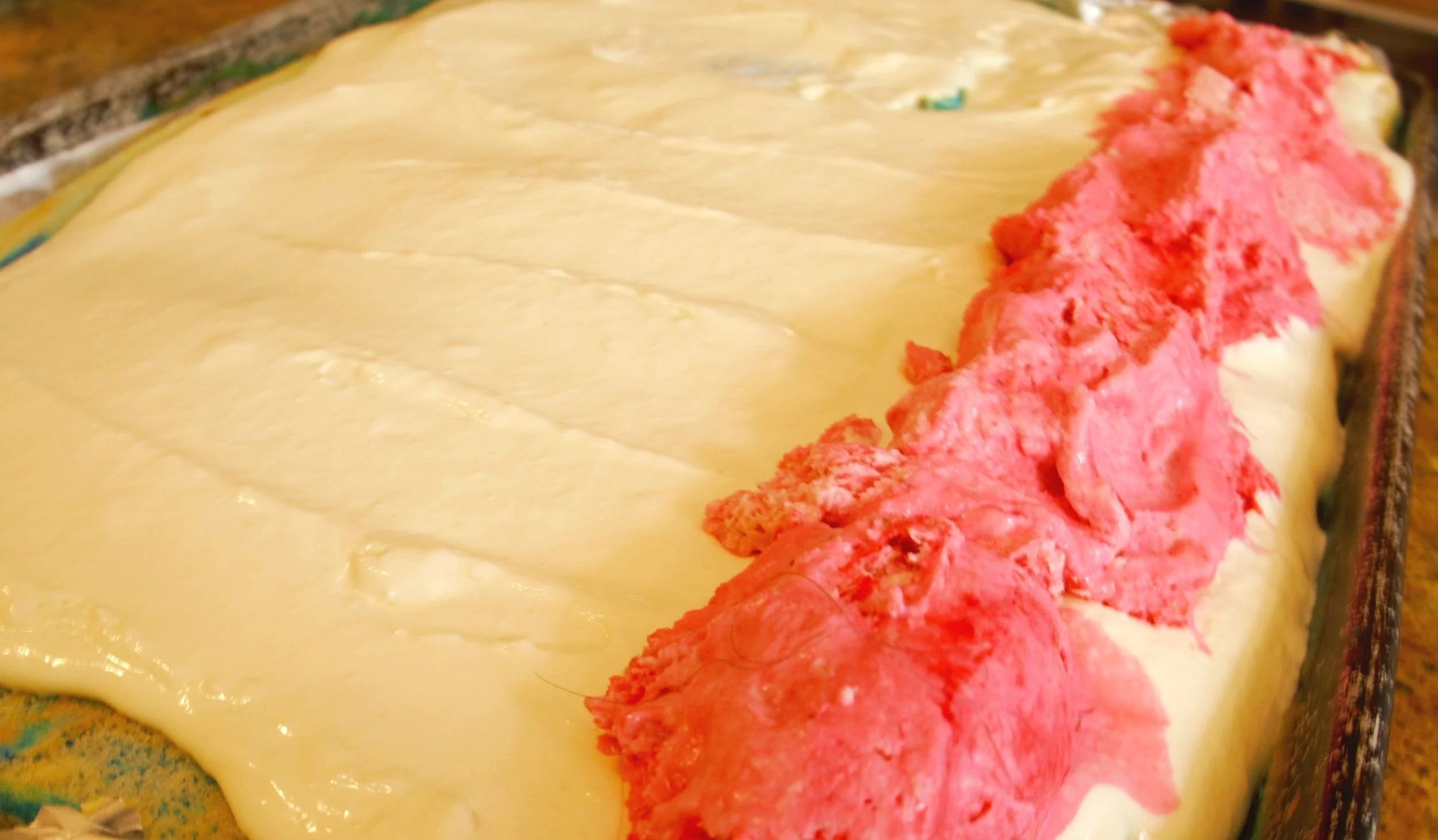 Blue Raspberry Ice Cream Cake Roll — Persnickety Panhandler