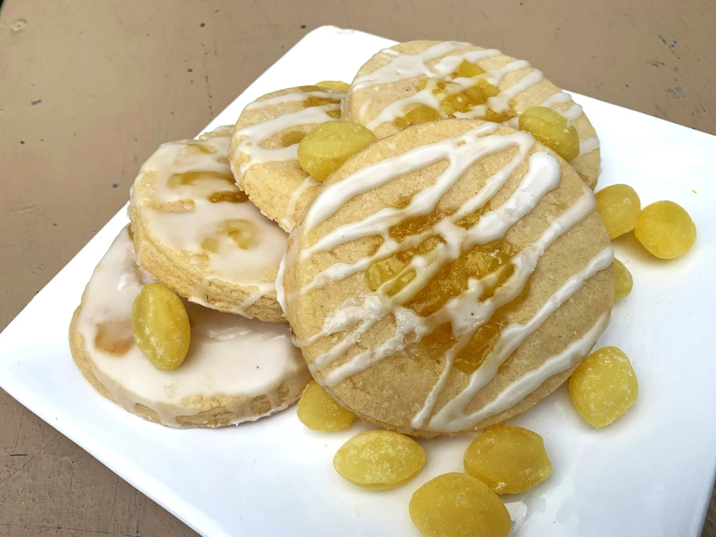 Lemon Drop Butter Cookies — Persnickety Panhandler