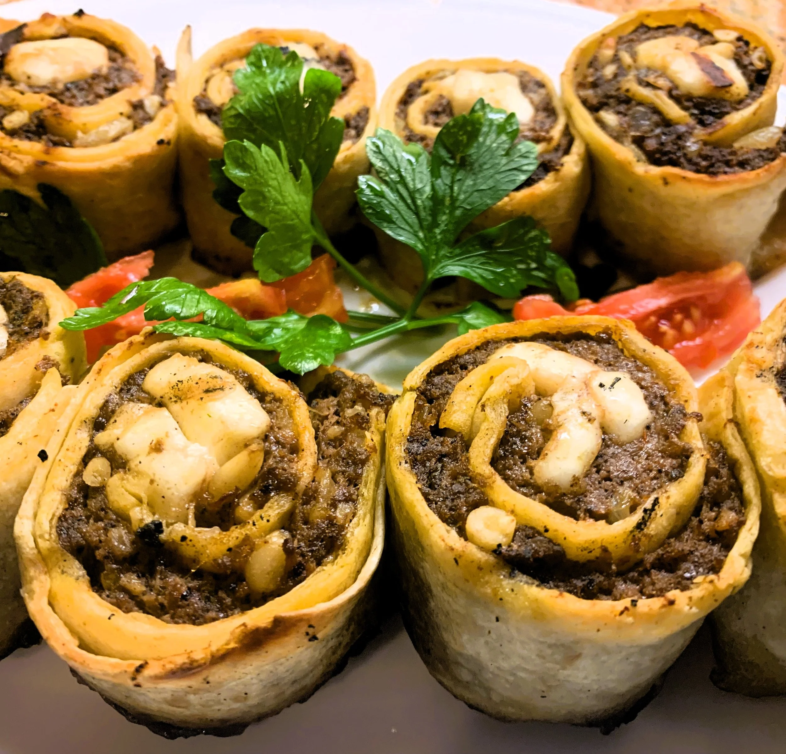 Middle Eastern Fetayeh Pinwheels