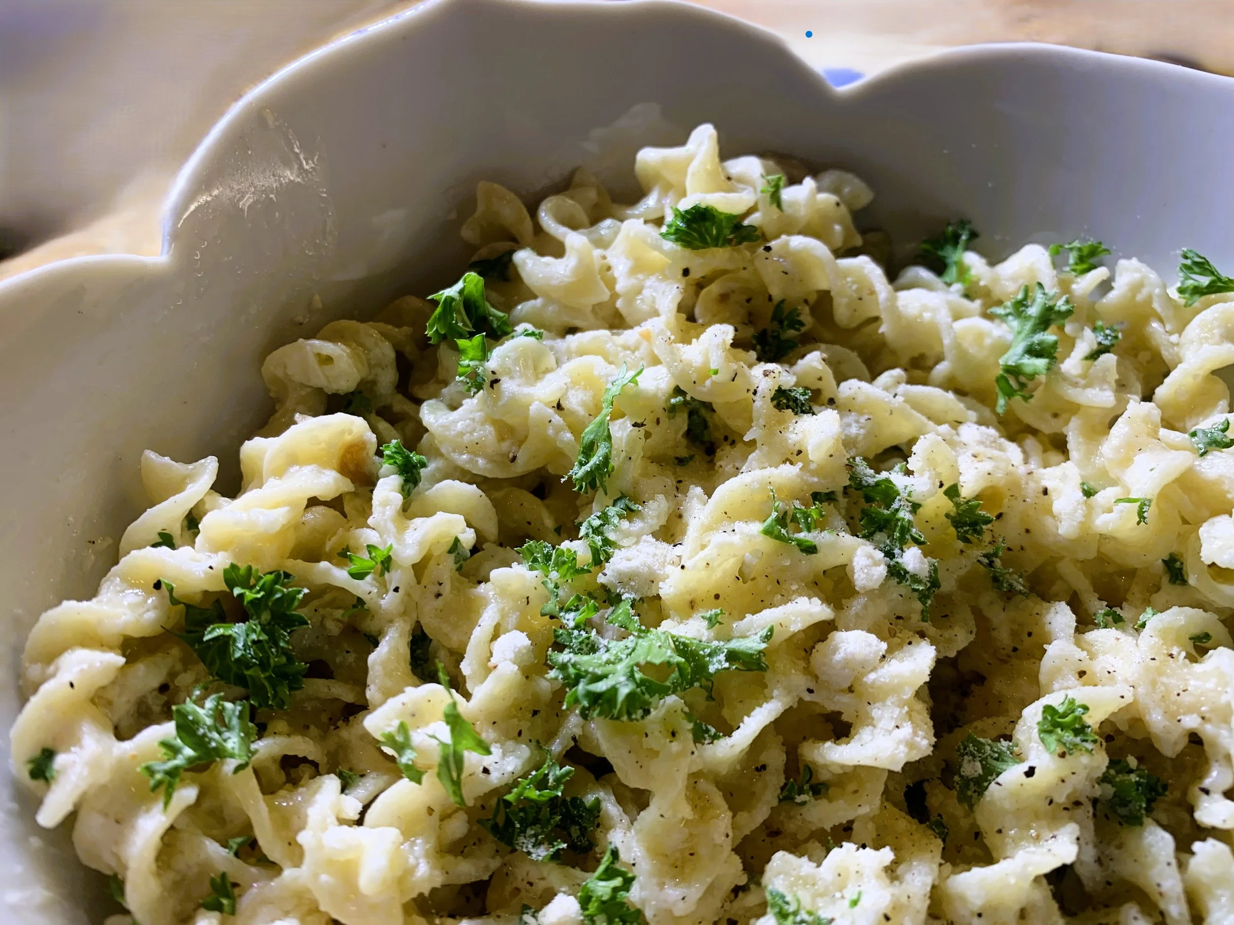 Garlic Buttered Parmesan Noodles