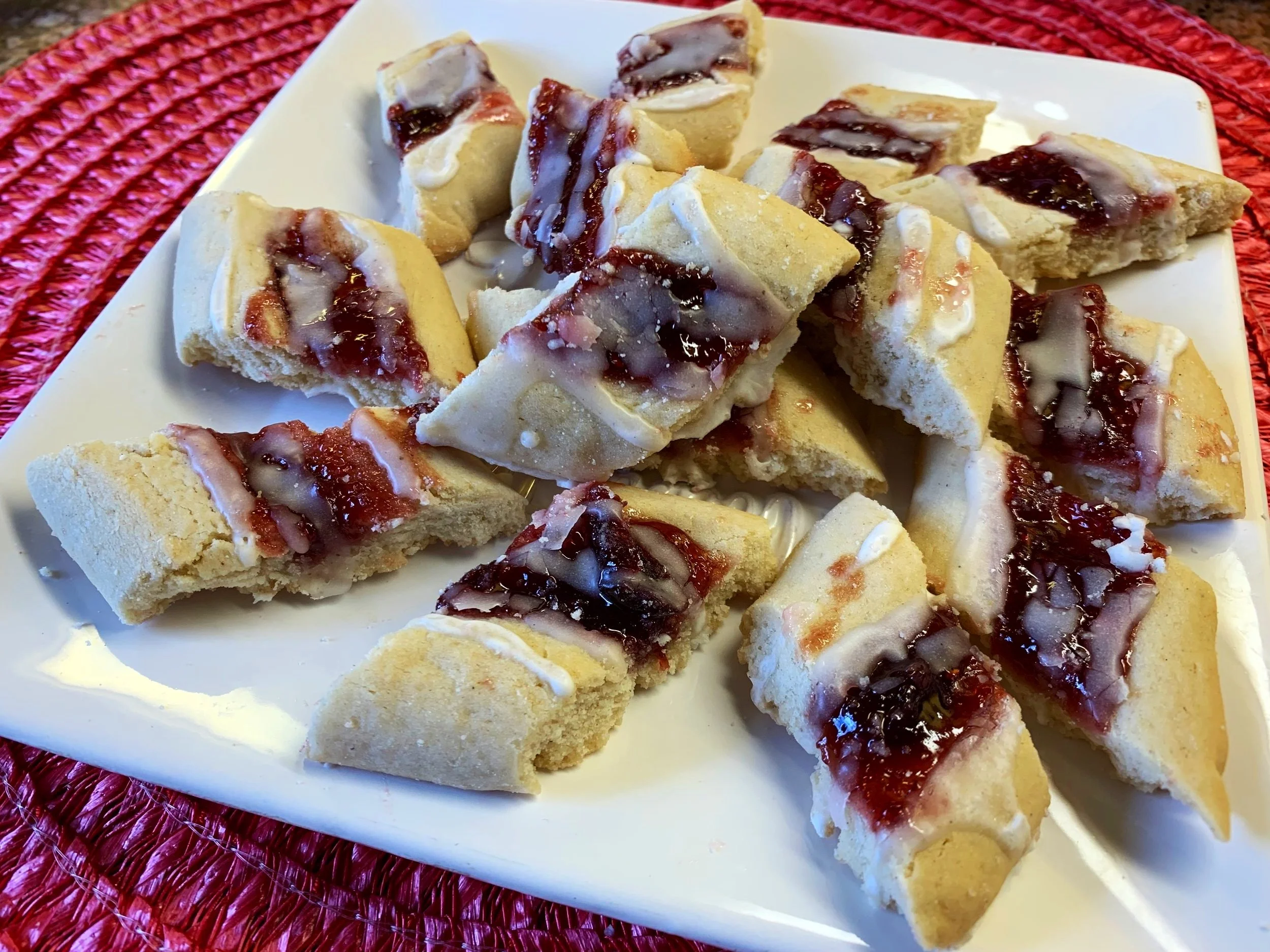 Raspberry Ribbon Shortbread — Persnickety Panhandler