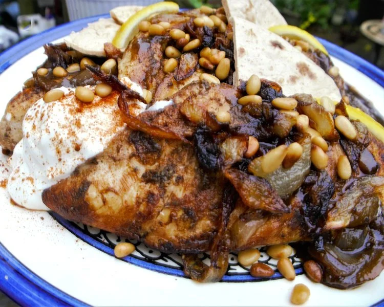 Musakhan - Palestinian Chicken and Onions