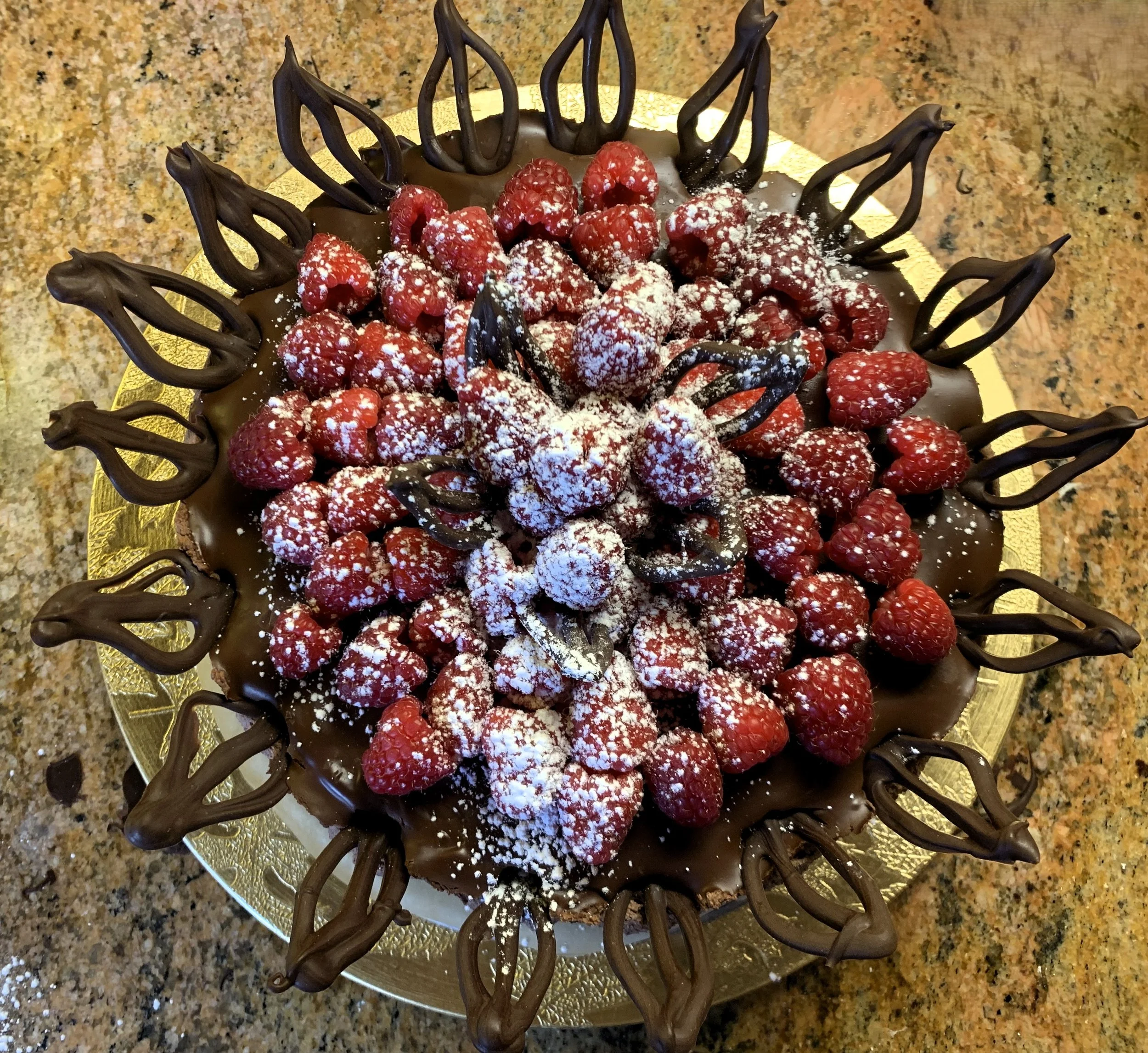 Triple Chocolate Mousse Cake