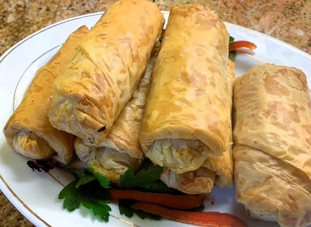 Turkish Ham Filo Rolls