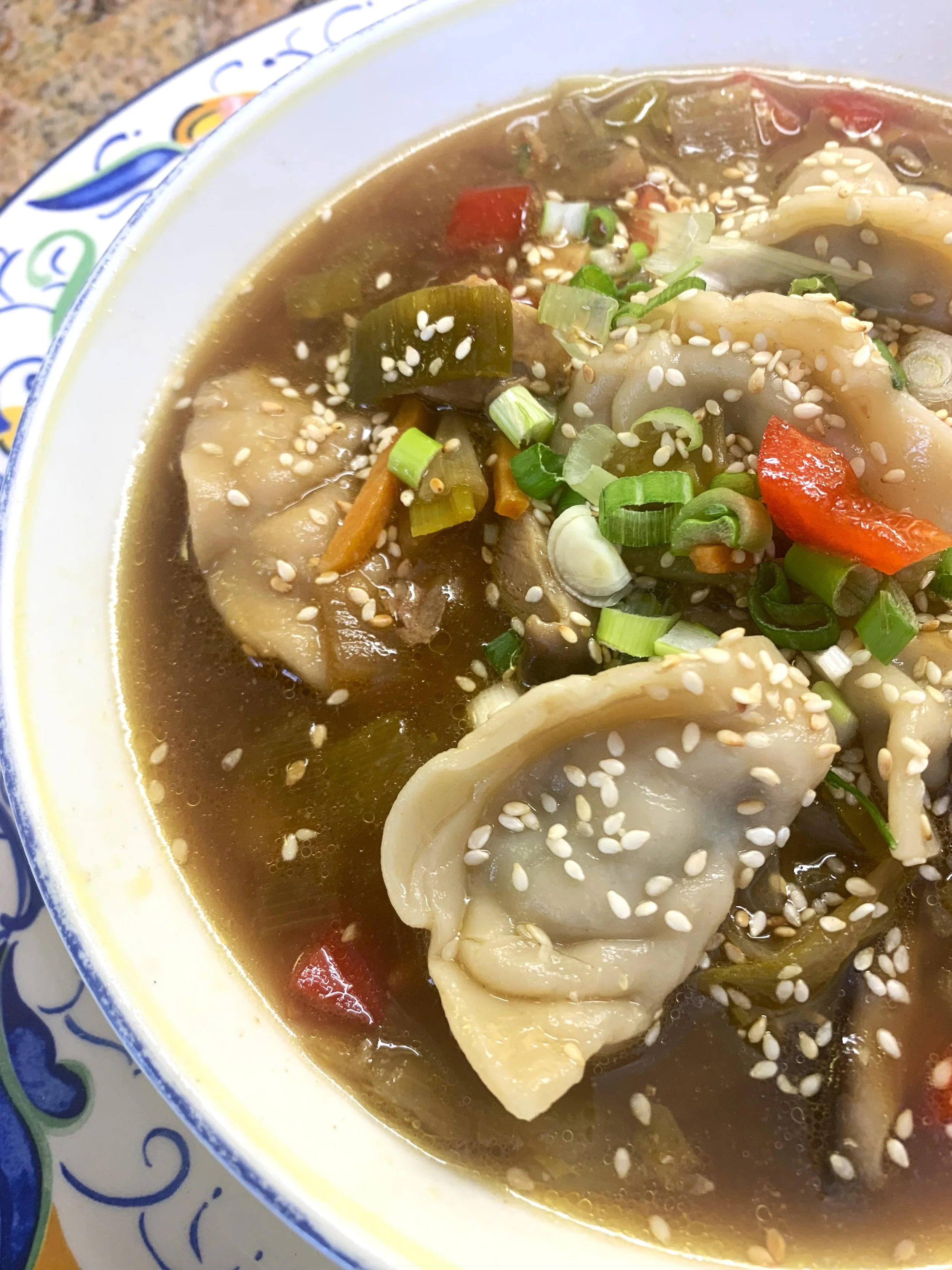 Potsticker Chicken Soup