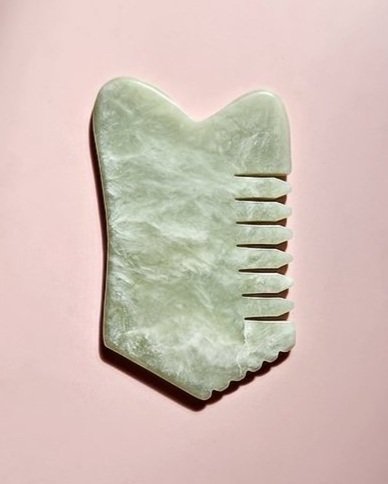 Jade Gua Sha Comb