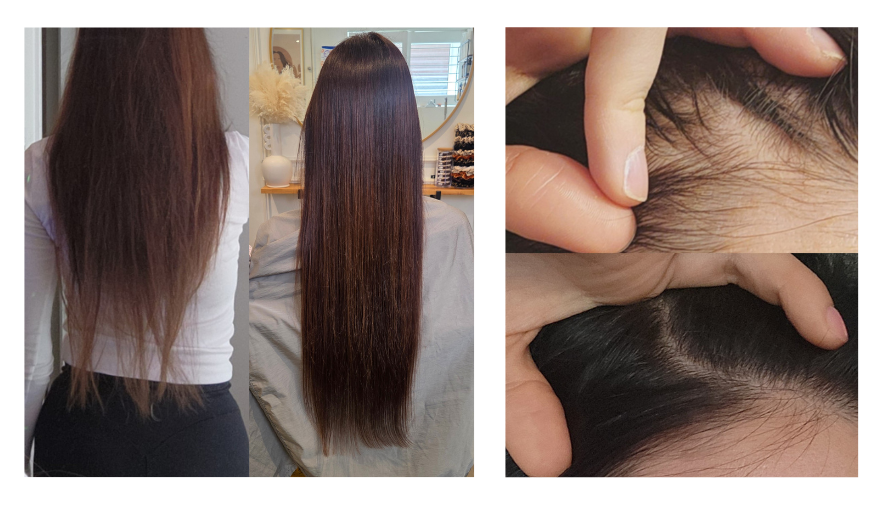 facesbykatey hair growth long hair