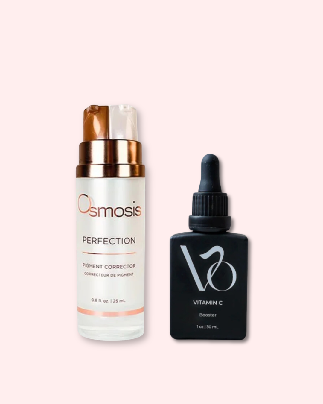 osmosis perfection pigment corrector serum and the vo vitamin c booster