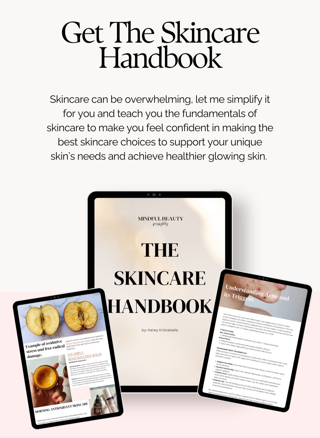 mindful beauty skincare handbook guide