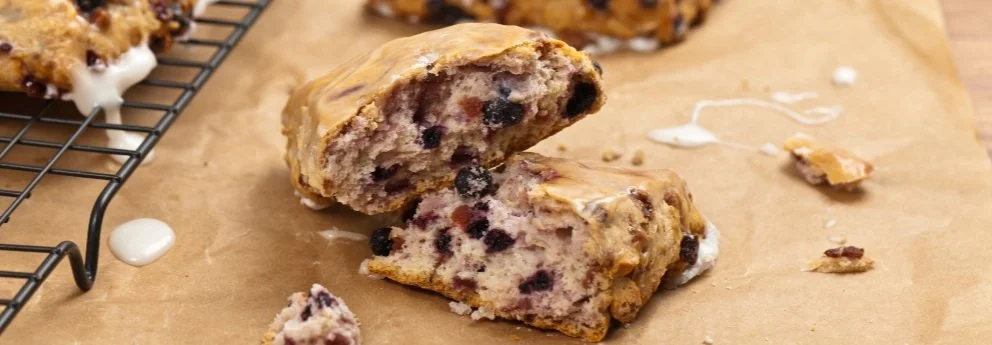 Wild Blueberry Scones, vegan and gluten free medical medium friendly recipe plant based baking