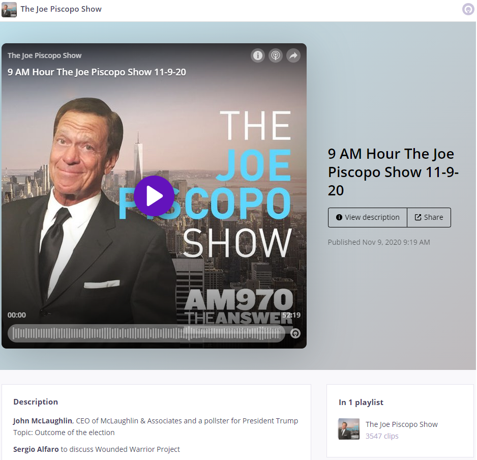 Speaking with Joe Piscopo