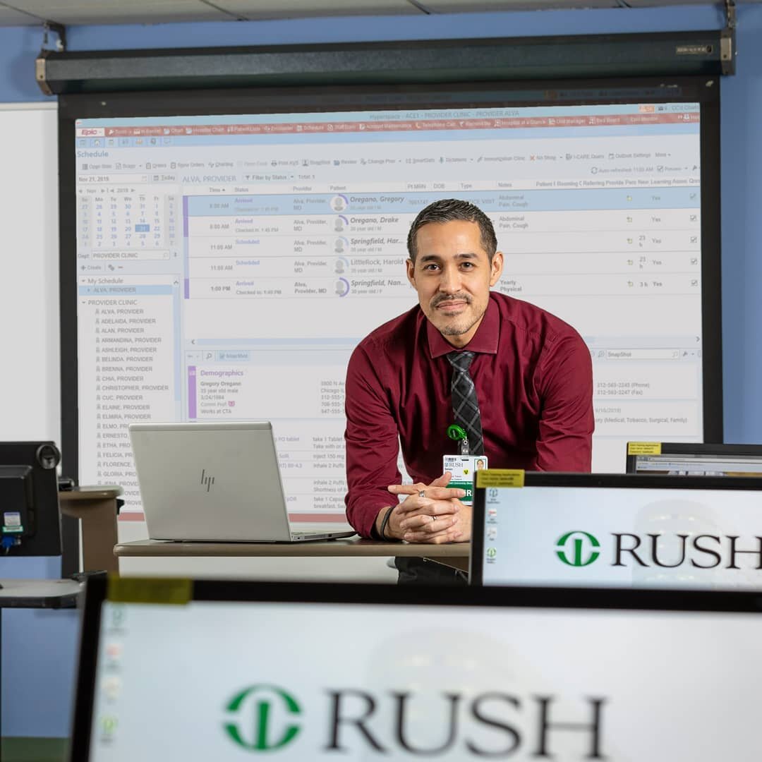 Rush was feeling gracious and did an environmental portrait of me in one of our training classrooms. Their media production group did an amazing job! They managed to make me look like a professional 😁