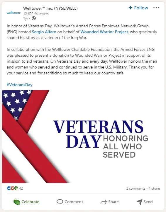 Welltower Speaking Event