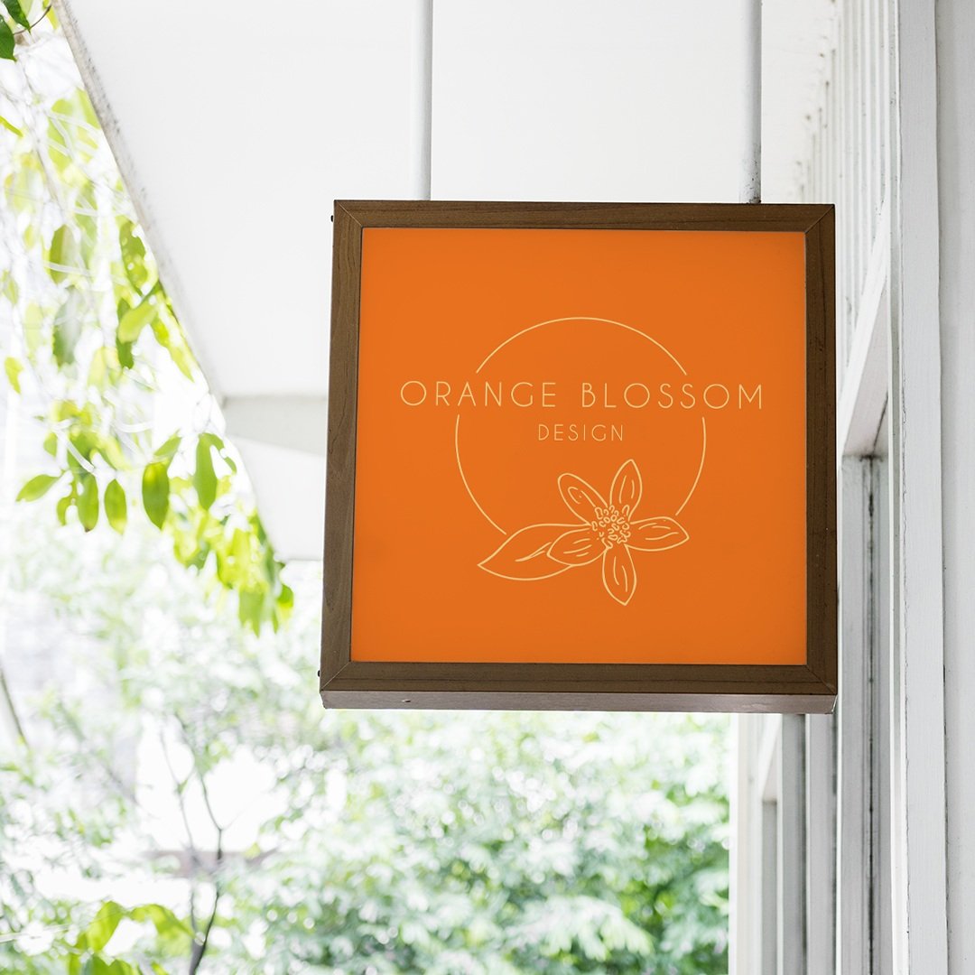 Orange Blossom Design Brand Identity