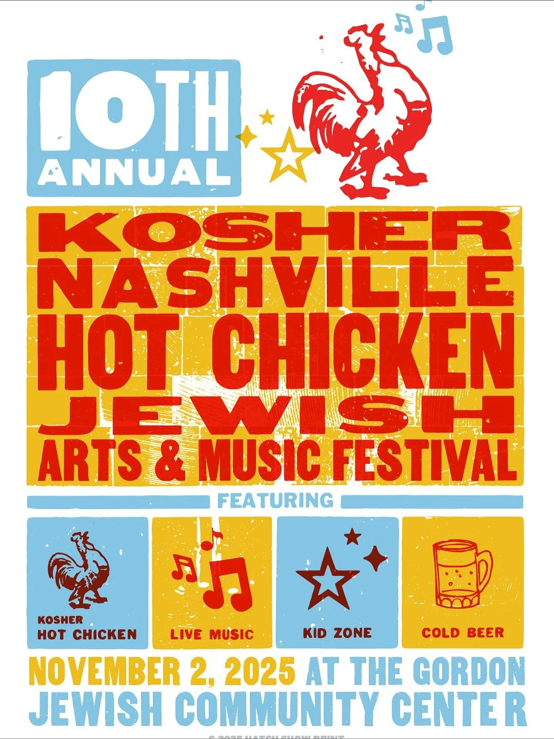 Please come on out this Sunday to the @nashjcc in Bellevue for the 10th Annual Kosher Nashville Hot Chicken &amp; Jam (Jewish Arts &amp; Music) Festival. This event is free to attend and open to all in #nashville! Beyond #hotchicken there will be liv