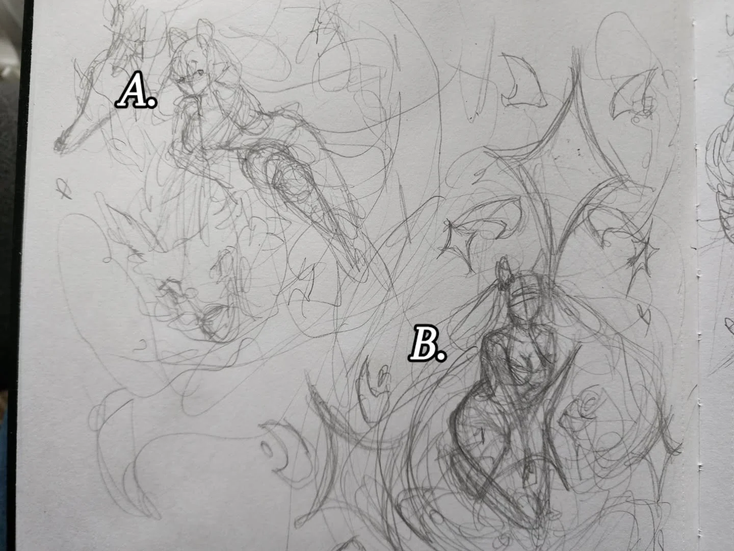 Some sketches for my next character splash 5. Help me choose which one to go with. #sketchbook #sketch #art #oc #artpoll #cantdecide