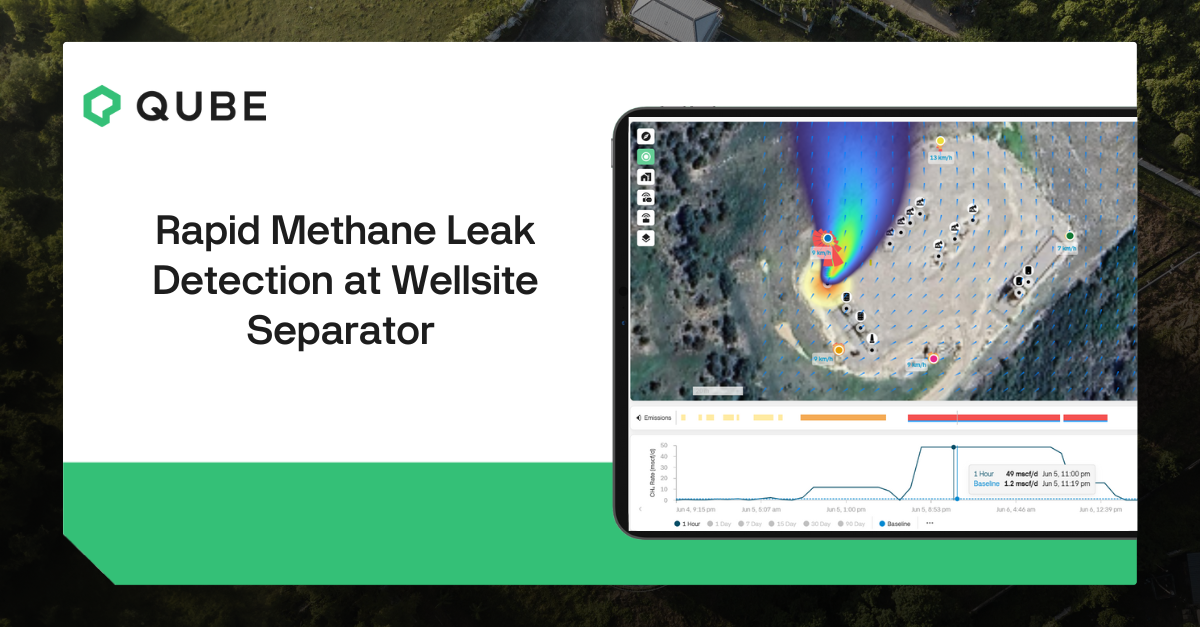 Rapid Methane Leak Detection at a Wellsite Separator