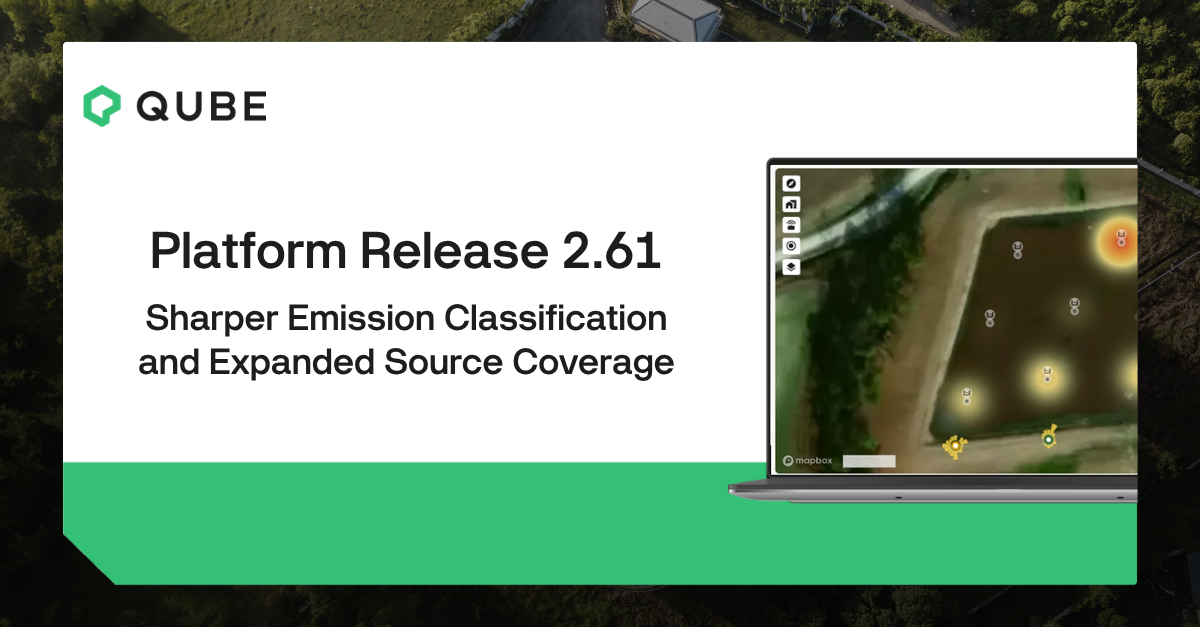 Qube Platform Release 2.61: Sharper Emission Classification and Expanded Source Coverage