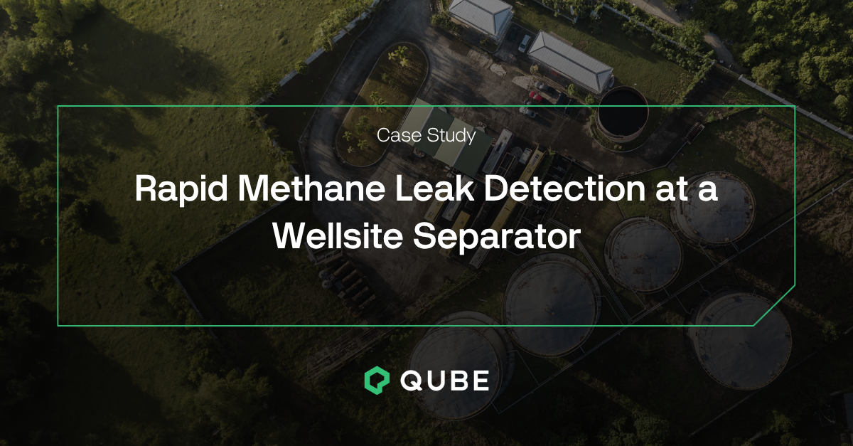 Rapid Methane Leak Detection at a Wellsite Separator