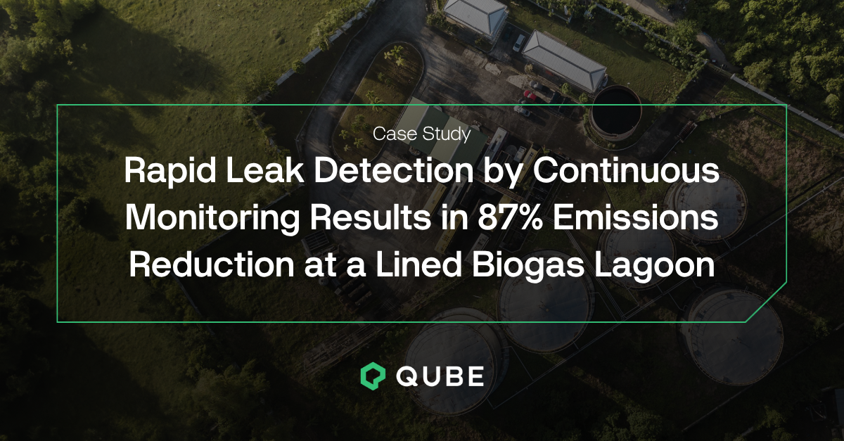 Rapid Leak Detection by Continuous Monitoring Results in 87% Emissions Reduction at a Lined Biogas Lagoon