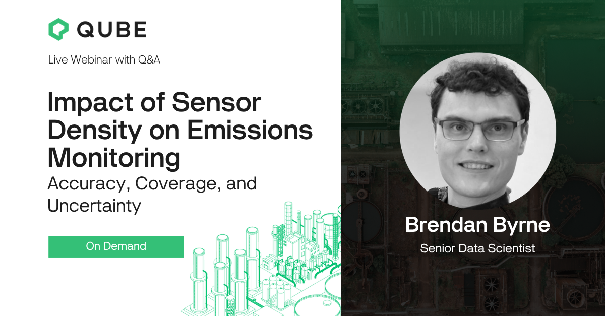 Impact of Sensor Density on Emission Monitoring: Accuracy, Coverage, and Uncertainty
