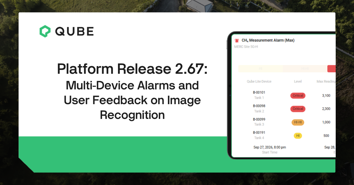 Qube Platform Releases 2.67: Multi-Device Alarms and User Feedback on Image Recognition