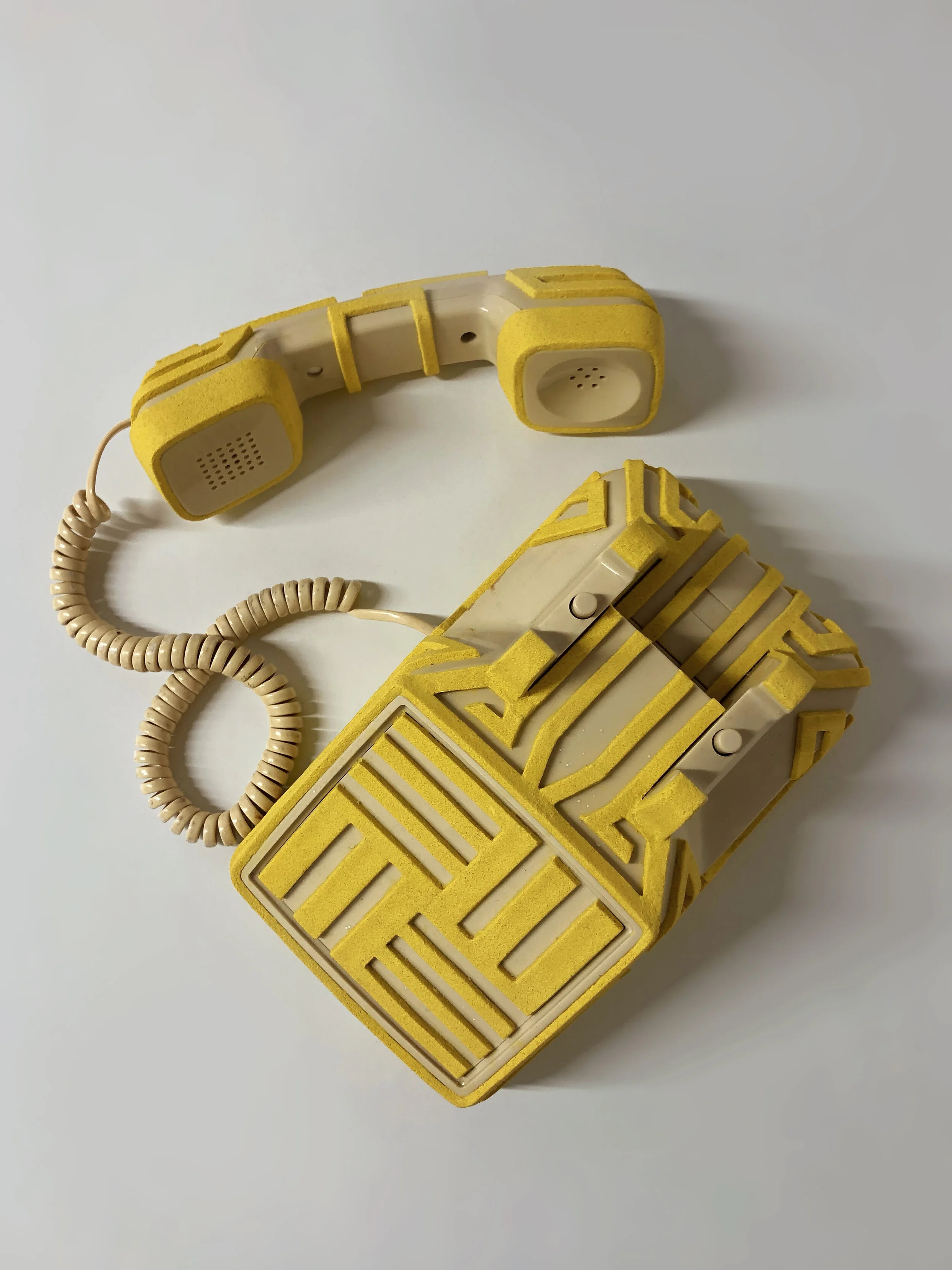 untitled, 2020 •
Homemade sculpting compound, telephone,
• Height: 5.25”, Width: 9.5”, Depth: 9.25”