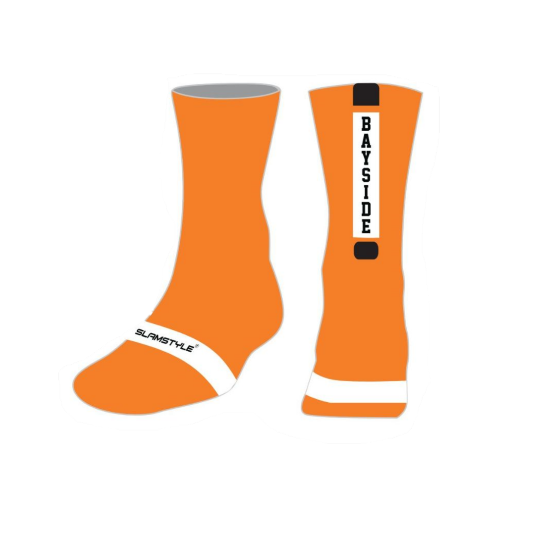 Bayside Sock Girls Quarter Crew Orange transparency.jpg.png