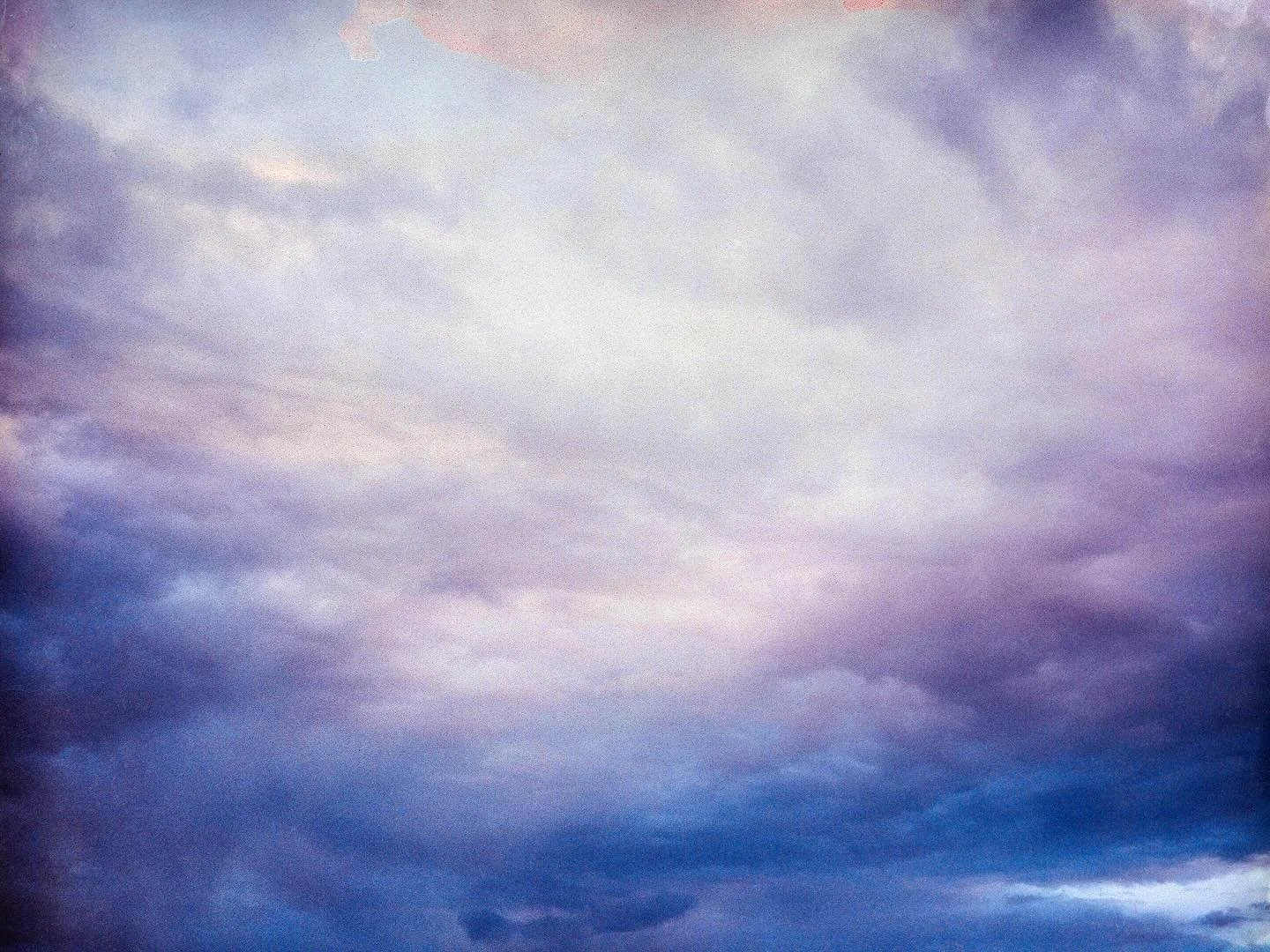 Monsoon clouds hovering over the studio. Reclaimed FP-100C negative. #reclaimednegative #bleachednegative #fp100c #instantfilm #alternativephotography