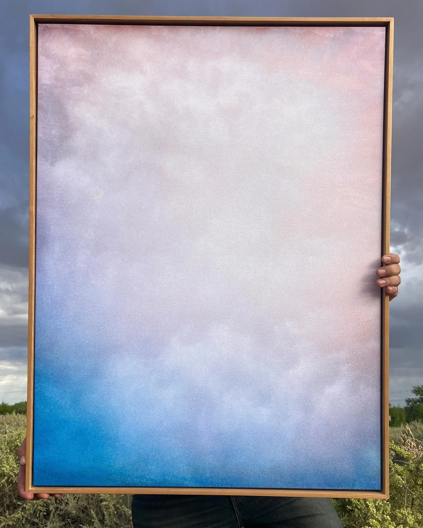 A reclaimed negative of some monsoon clouds all finished in its frame. 
#reclaimednegative #bleachednegative #fp100c #fujifilm #clouds #monsoon