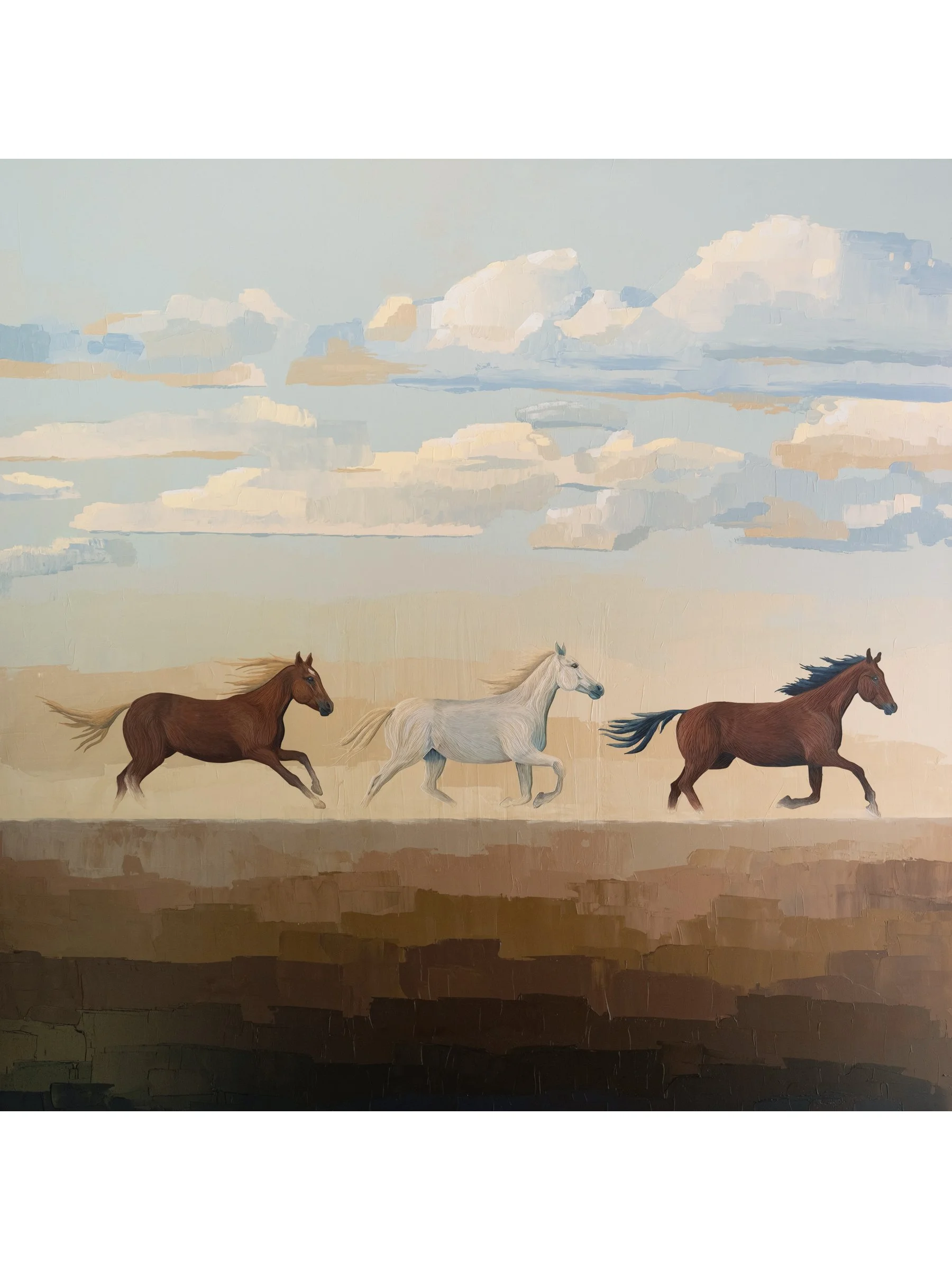 Kicking Up Dust paint carving by Brit Hansen.jpg