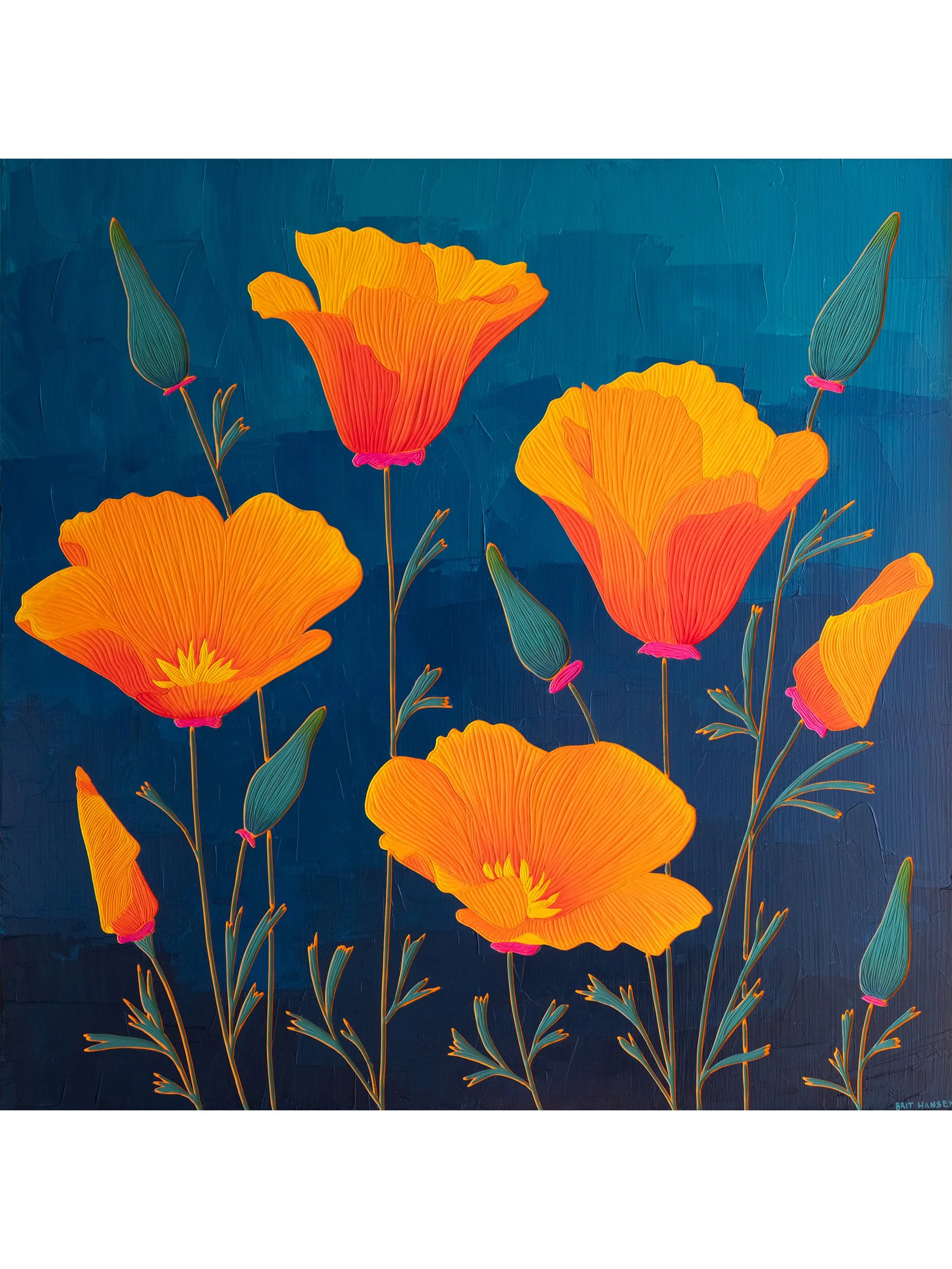 orange poppies square print by brit hansen.jpg