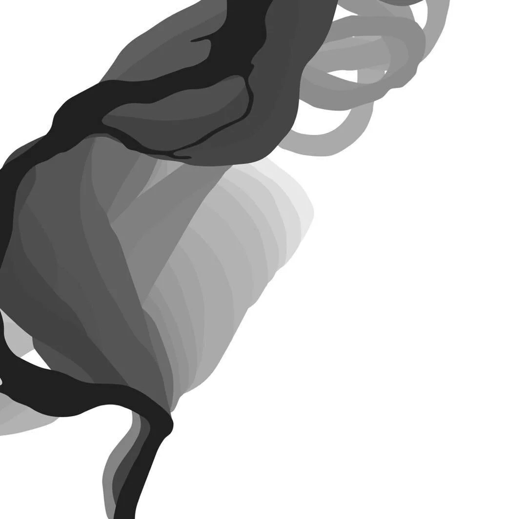 It’s been way too long since I last posted new work, but I have been working. Took a break from hand drawn maps to start a project I’ve been thinking about for a while. This is a detail from the first in a series based on the Mississippi