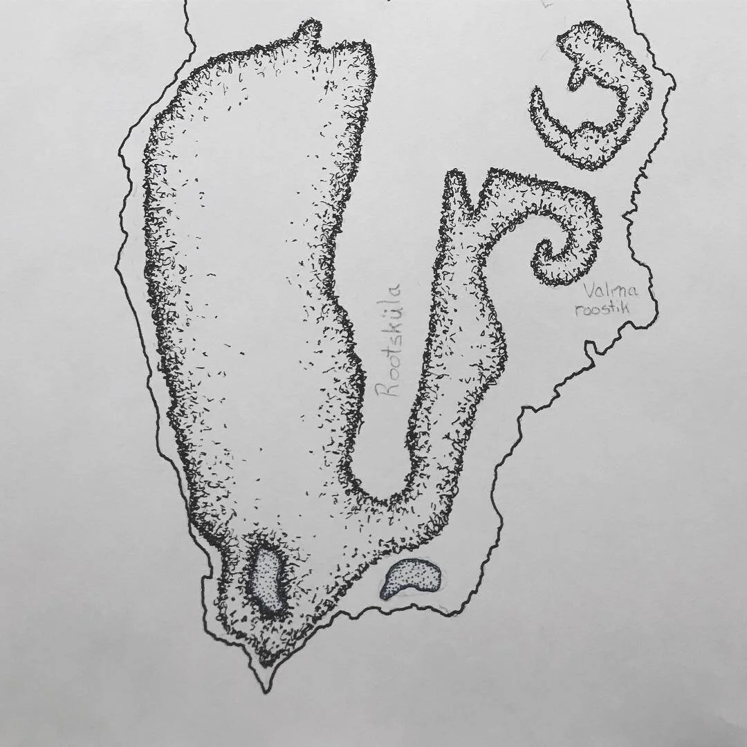 Another work in progress. It’s a European island where matriarchy rules. Any guesses?