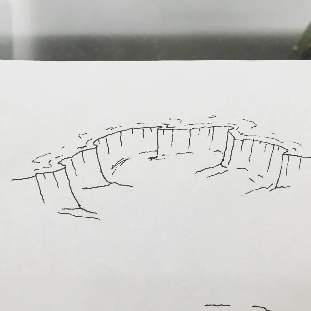 Working on cliffs for maps today