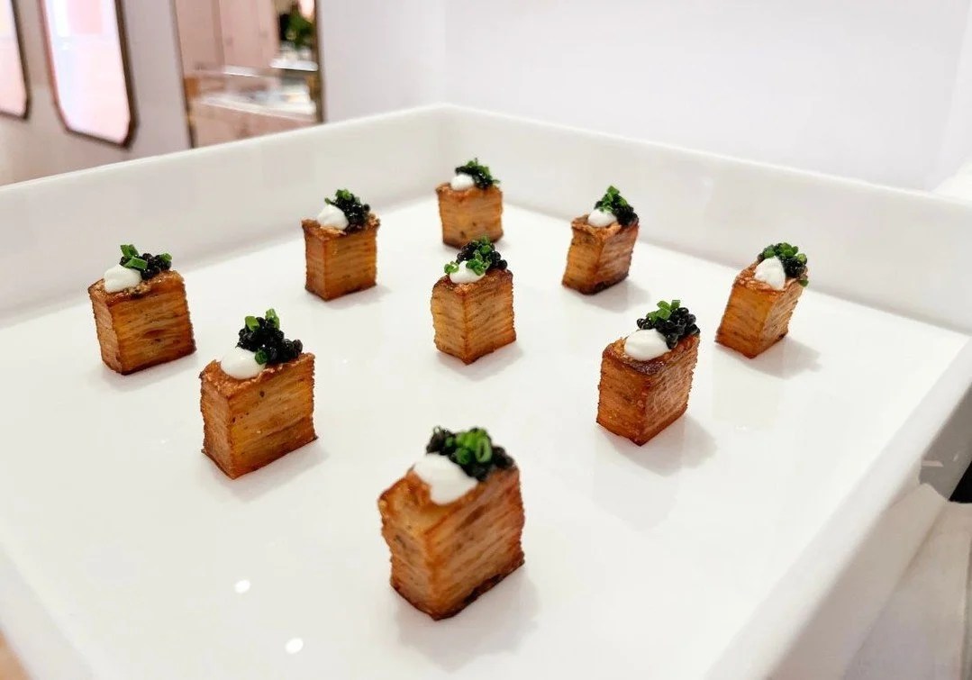 that caviar potato goodness